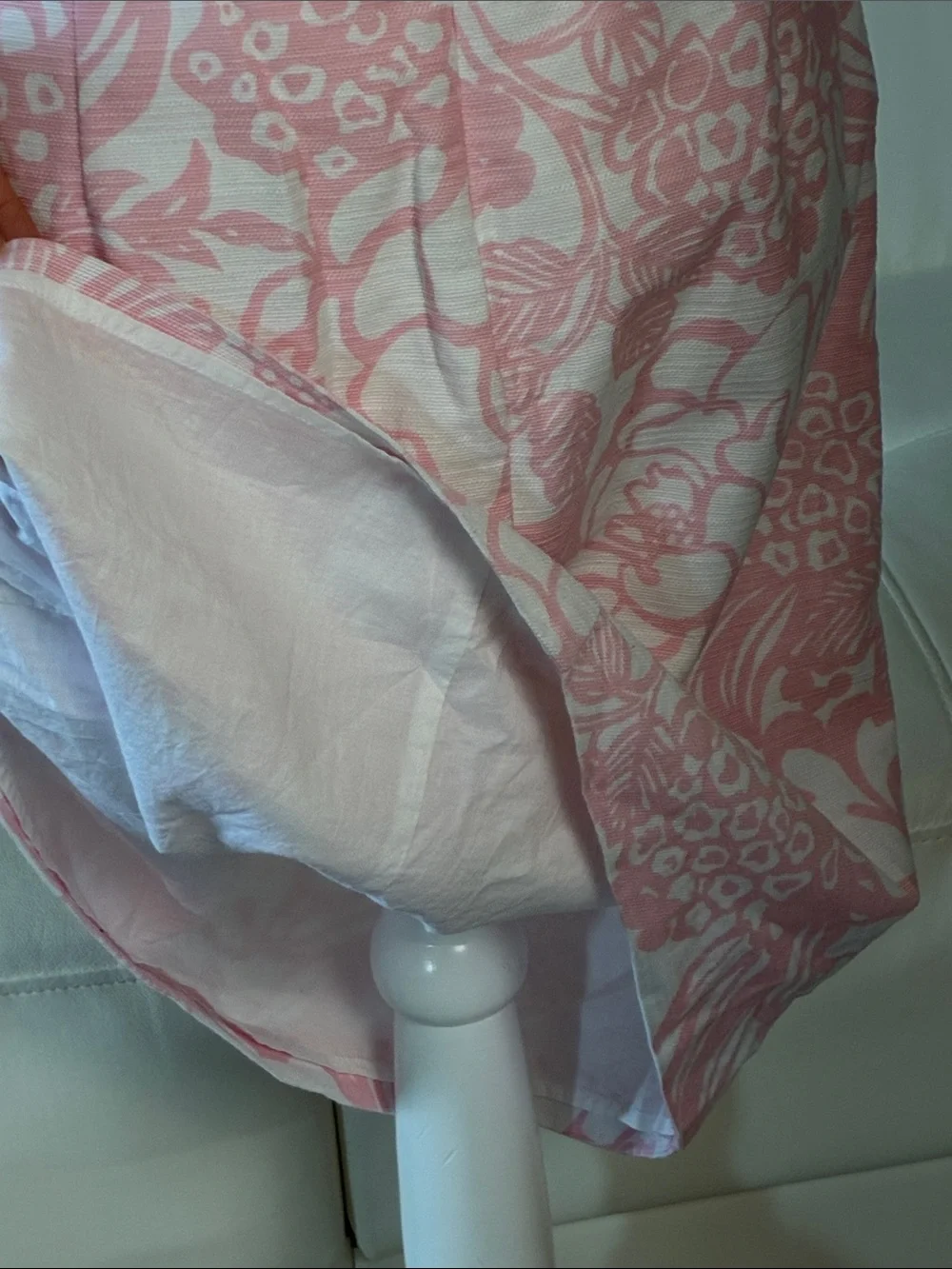 Talbots Pink and White Floral Sleeveless Midi Dress - Picture 8 of 10